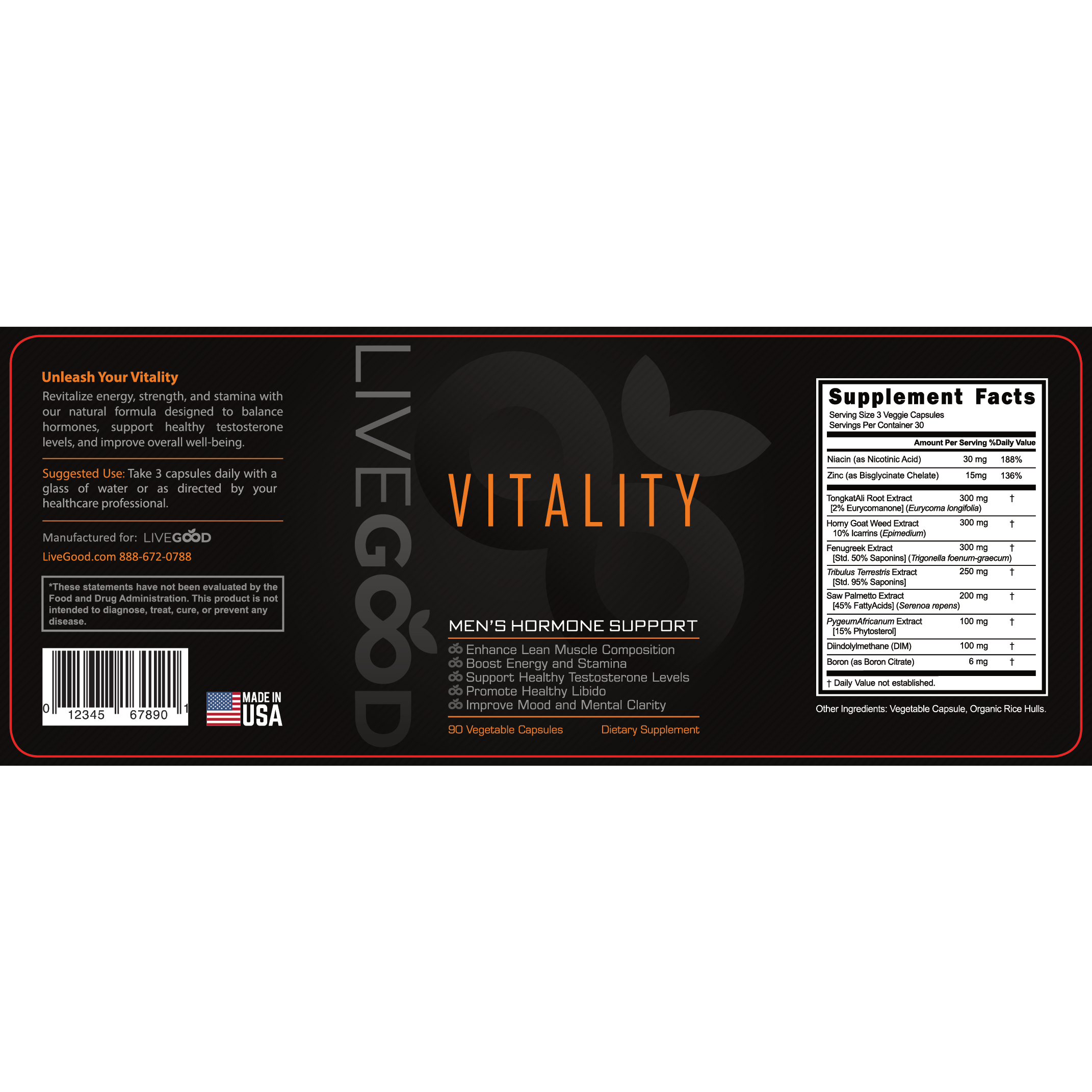 Vitality - Men's Hormone Support